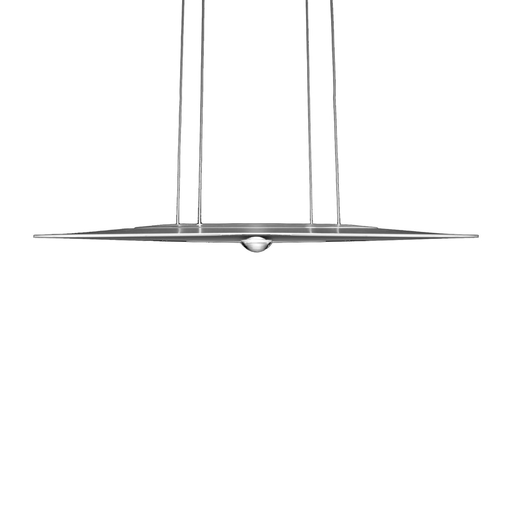 LED pendellampe Passepartout55 dimbar matt krom Ø55 cm detalj