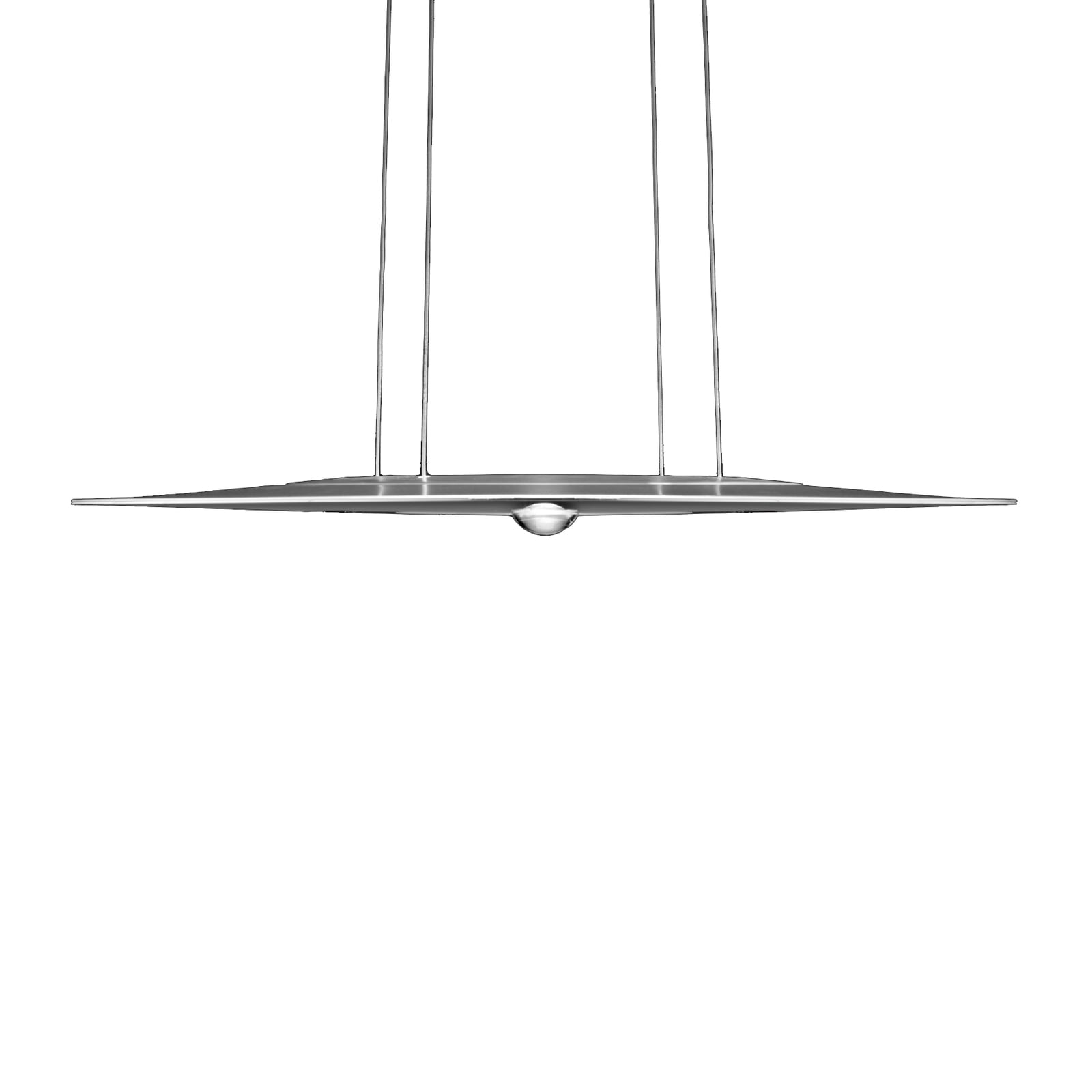 LED pendellampe Passepartout55 dimbar matt krom Ø55 cm detalj