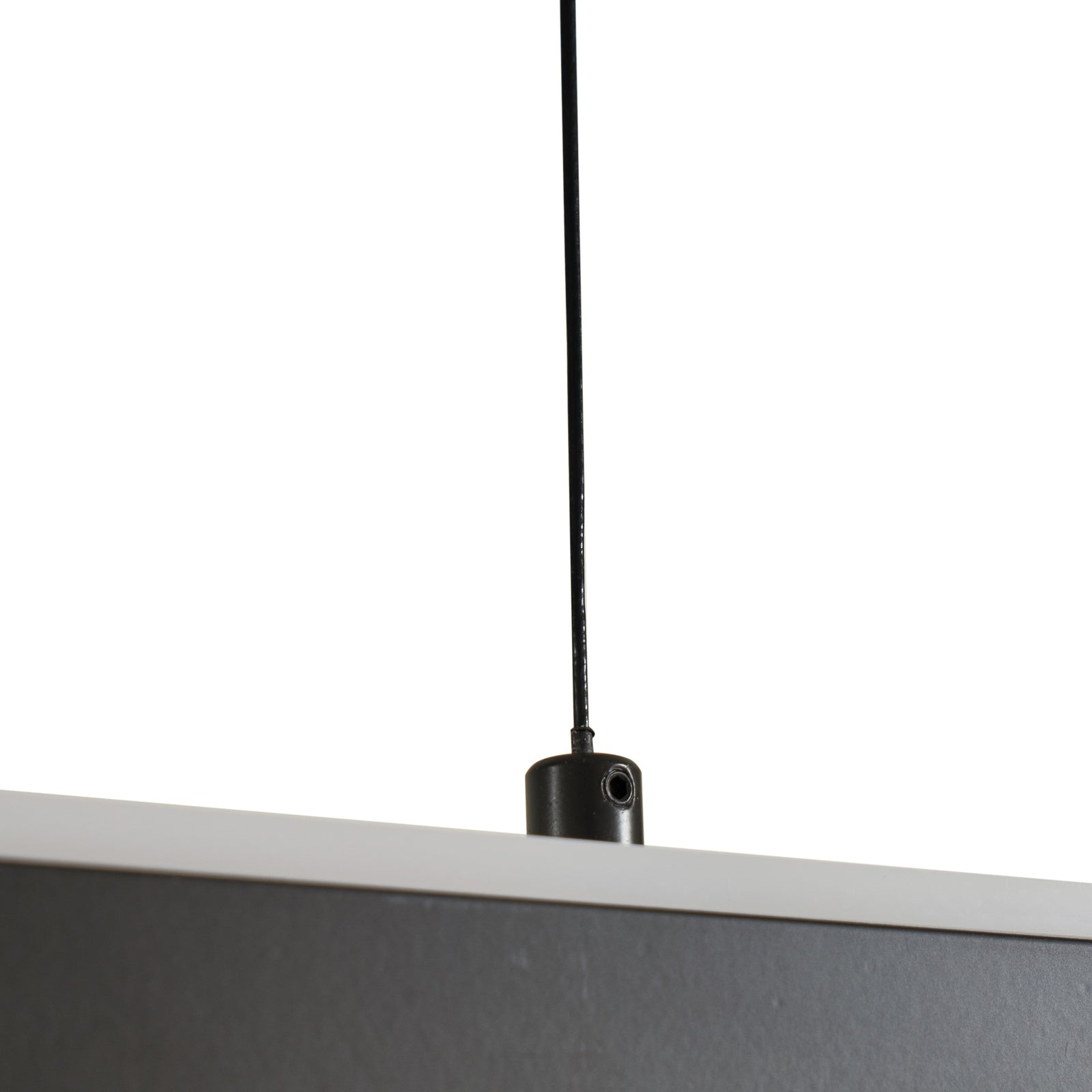 LED pendellampe Pendolo svart aluminium 120 cm sideprofil