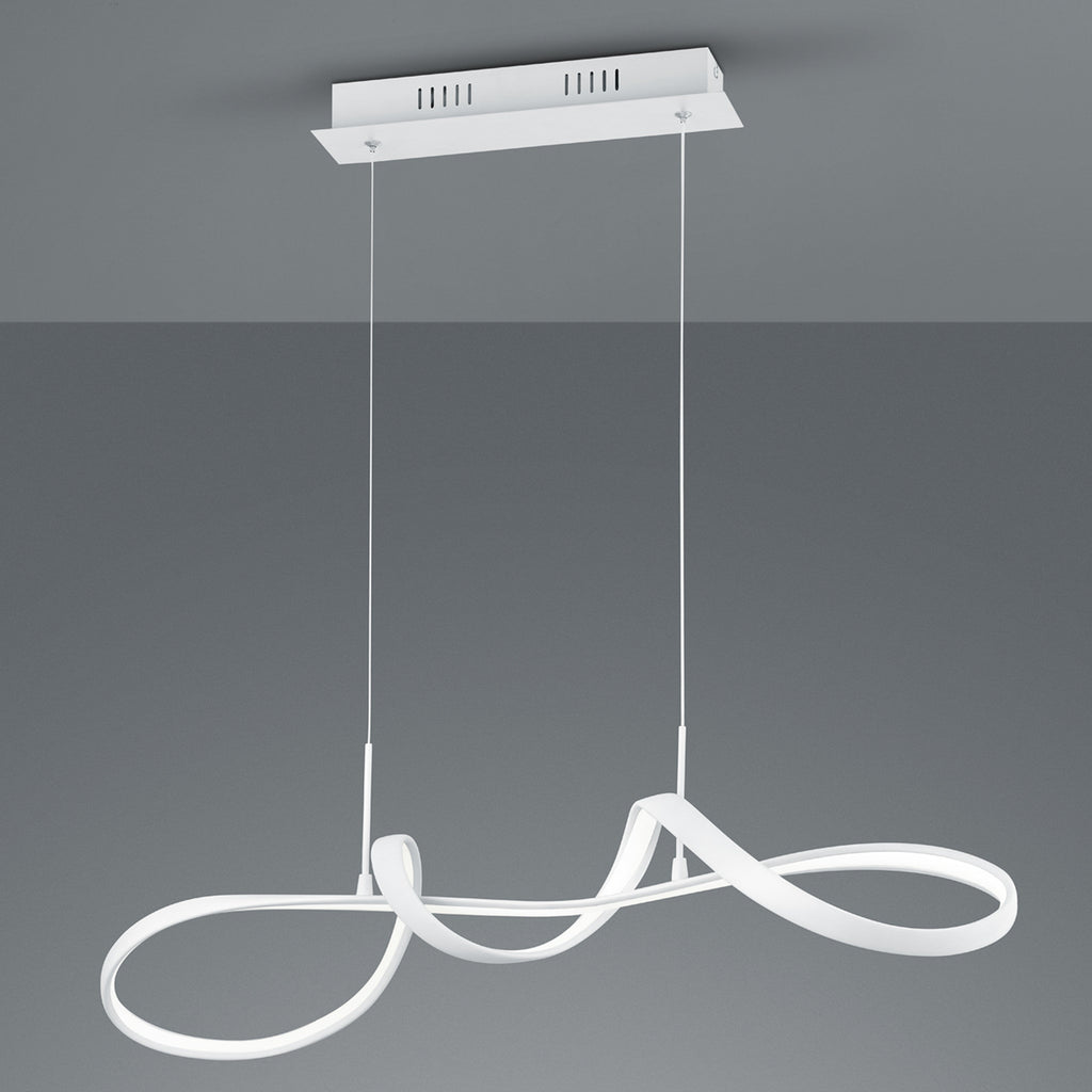 LED pendellampe Perugia dimbar hvit 81 cm 37W nøytralhvit detalj