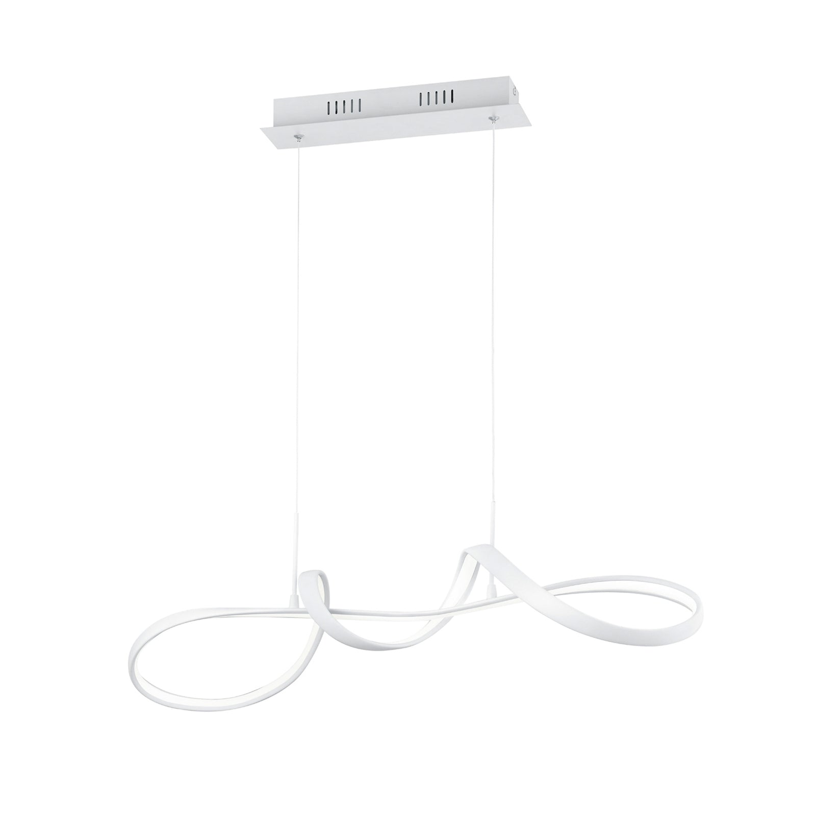 LED pendellampe Perugia dimbar hvit 81 cm 37W nøytralhvit montert