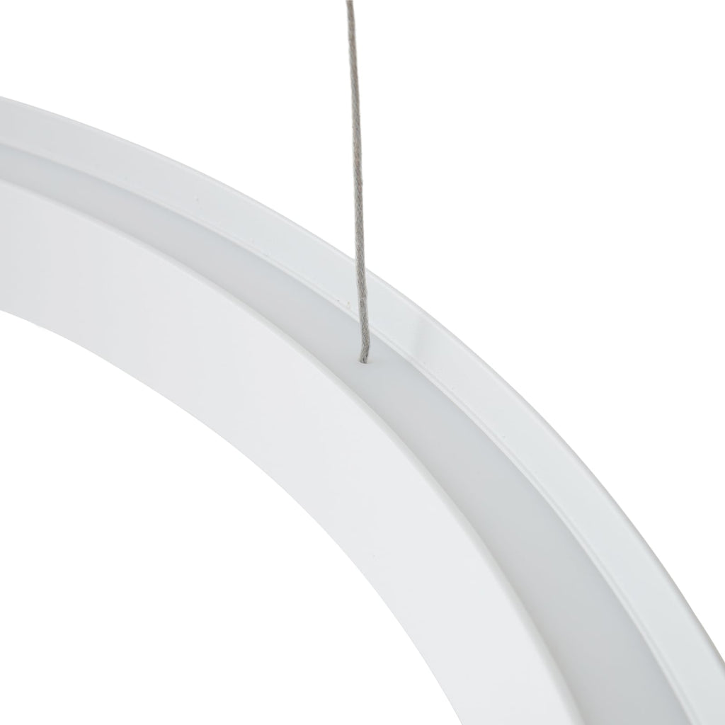 LED pendellampe Philine dimbar hvit Ø60 cm nærbilde av lyskilde