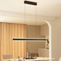 LED pendellampe Philine svart jern dimbar 121 cm forfra