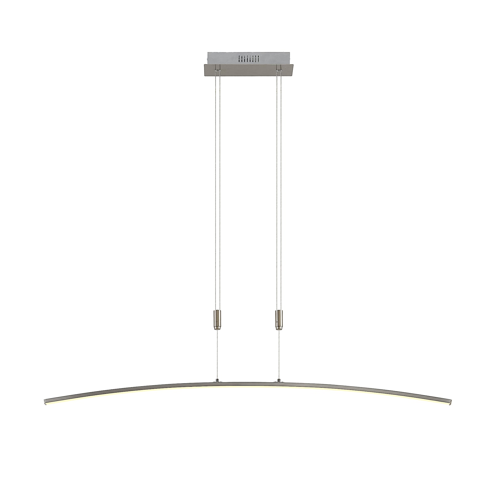 LED pendellampe Phillie høydejusterbar dimbar 119,5 cm sideprofil