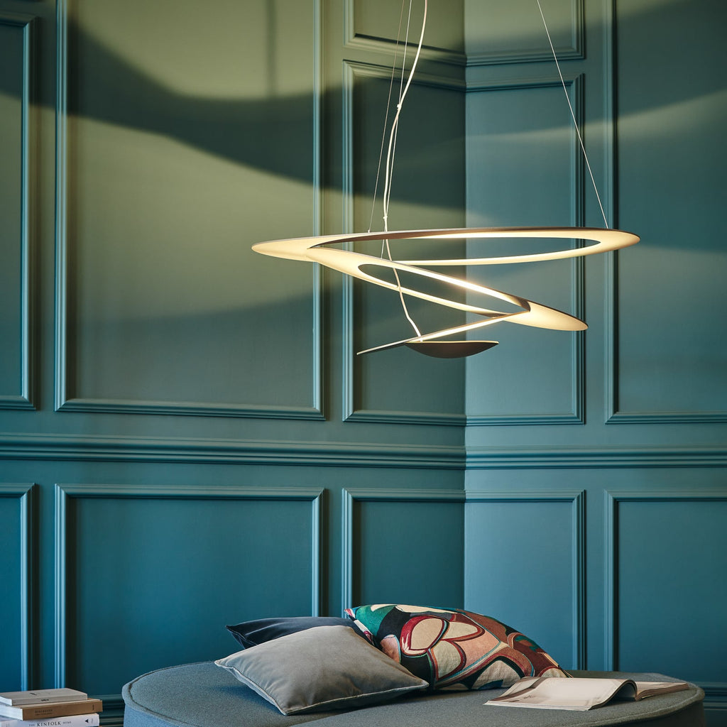 LED pendellampe Pirce gull dimbar bakside