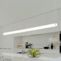 LED pendellampe Pirgos hvit 200 cm dimbar 43W forfra