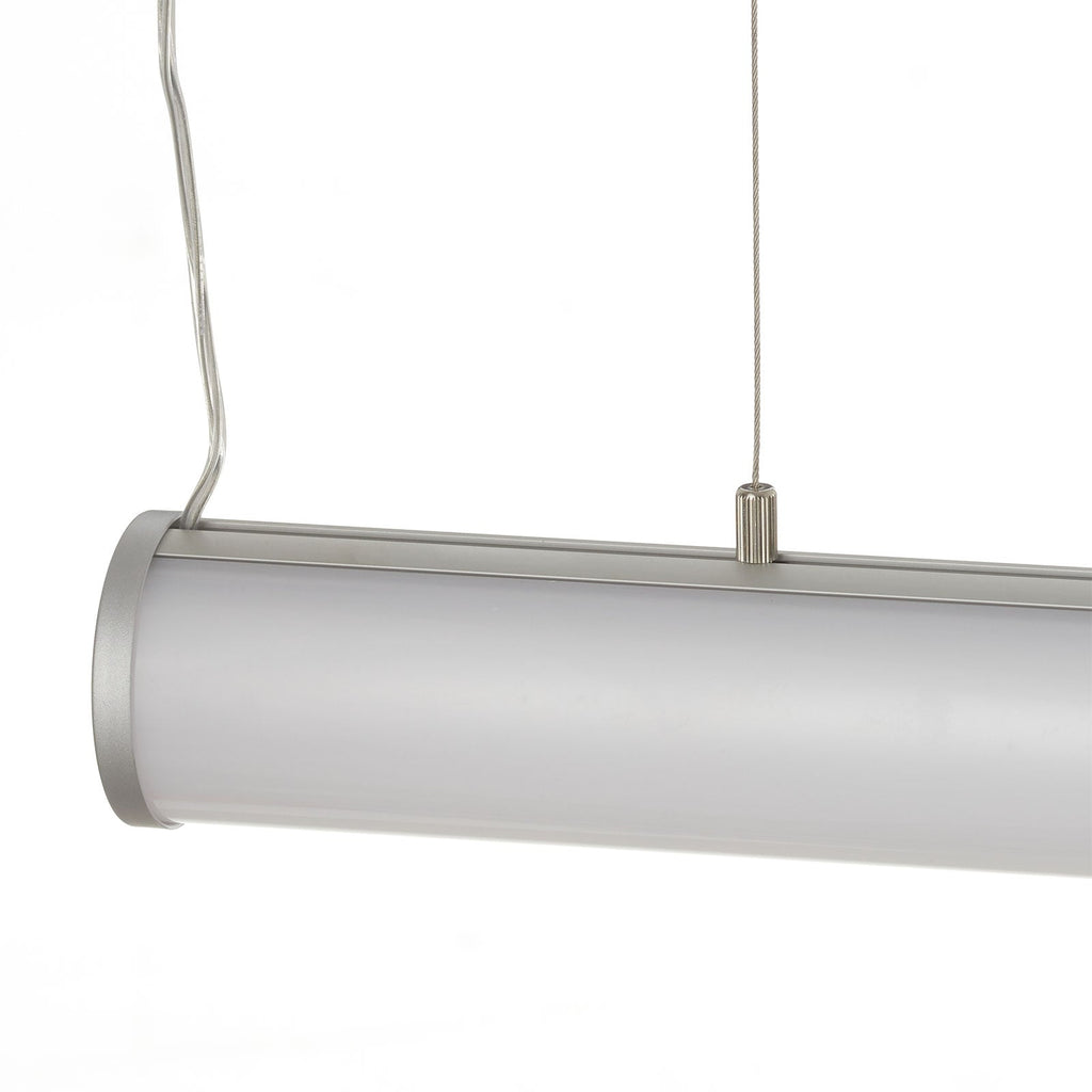 LED pendellampe Pirgos hvit 200 cm dimbar 43W opphengstråder