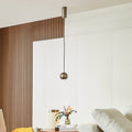 LED pendellampe Plarion nikkel aluminium forfra