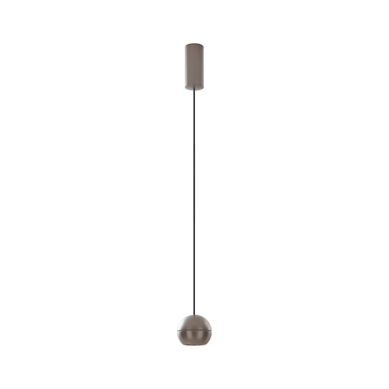 LED pendellampe Plarion nikkel aluminium detalj av materialet