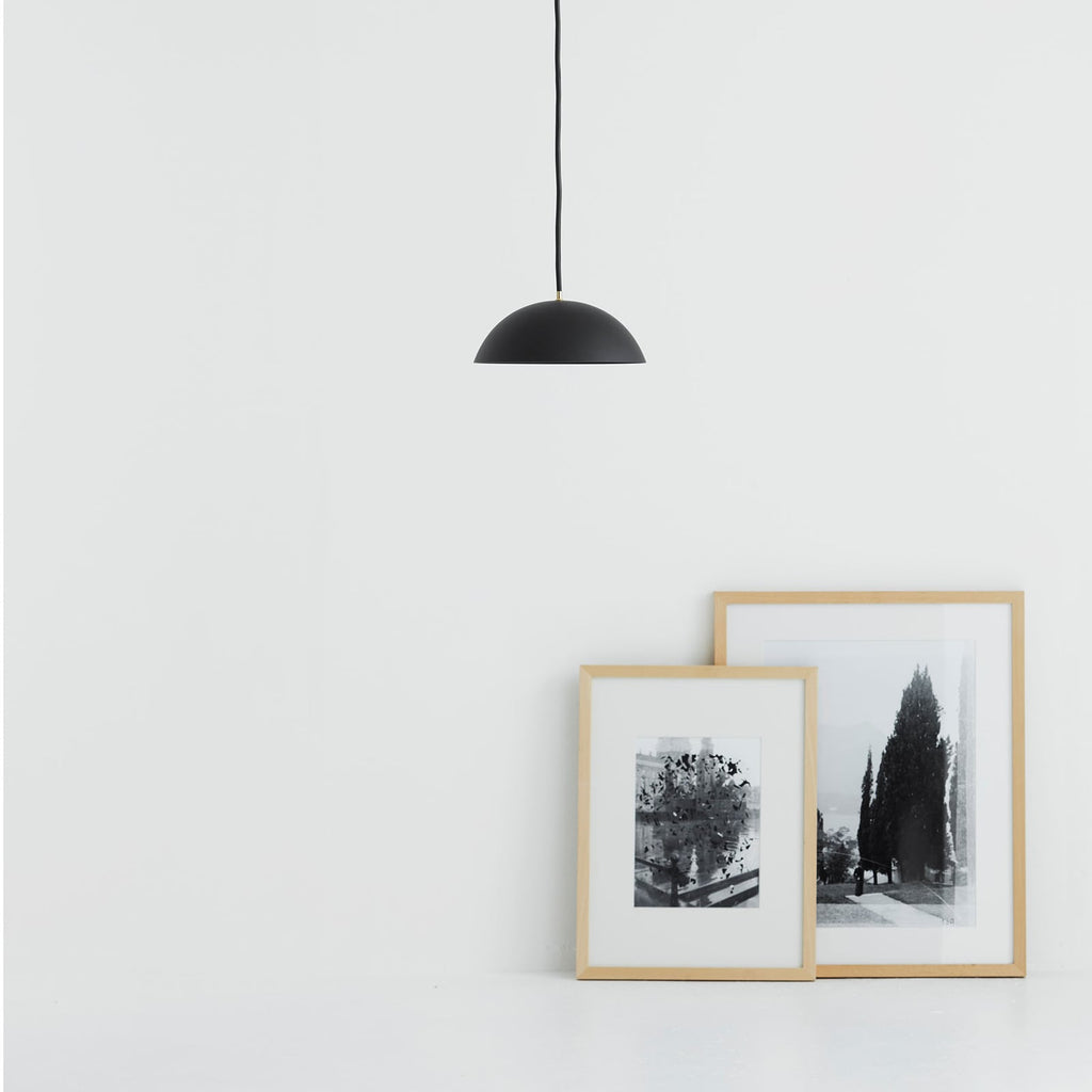 LED pendellampe Pong Ceiling dimbar svart Ø20 cm 9W bakside