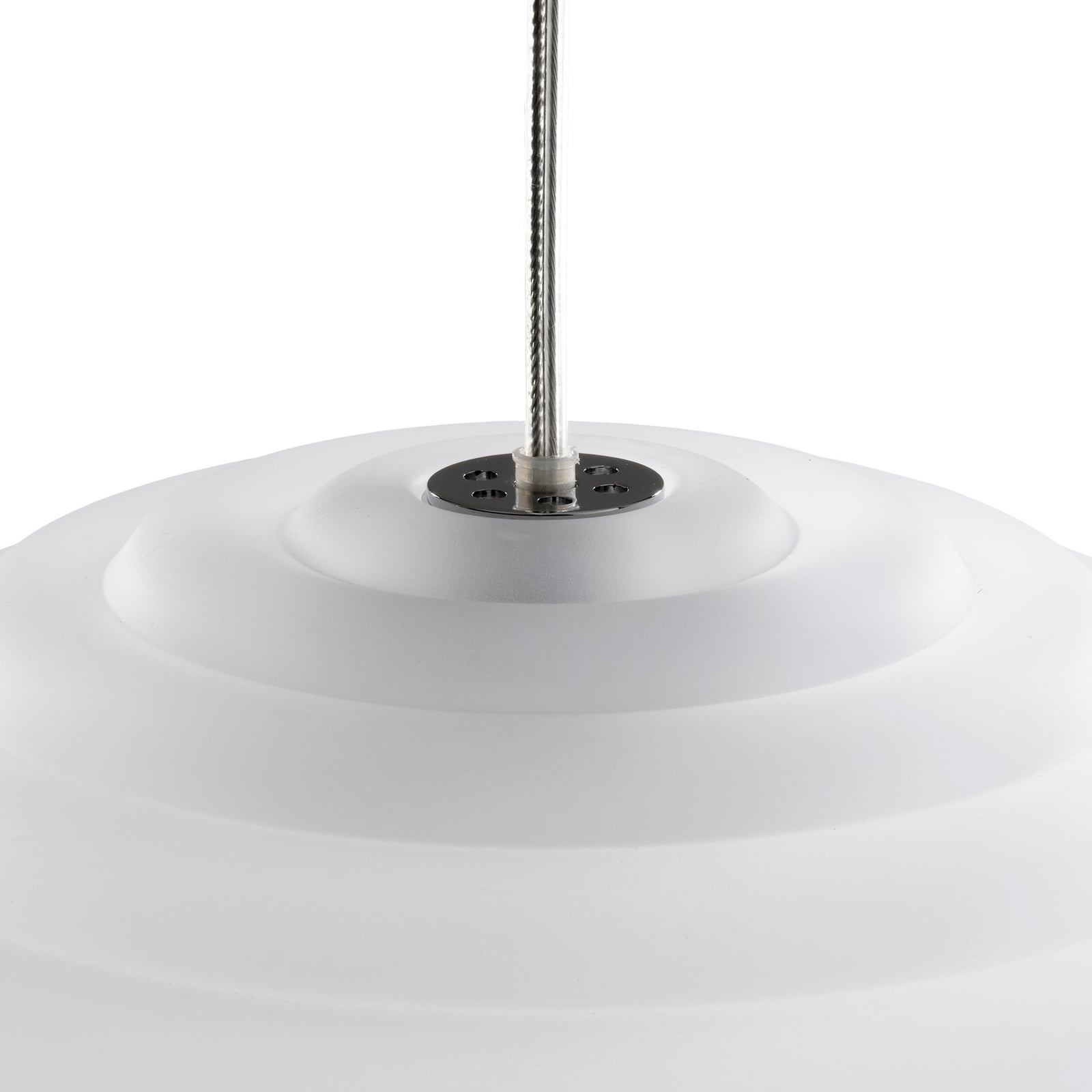 LED pendellampe Press Sphere frostet glass dimbar Ø30 cm fra Tom Dixon hengt opp