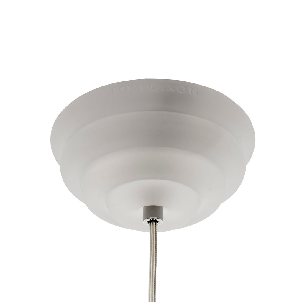 LED pendellampe Press Sphere frostet glass dimbar Ø30 cm fra Tom Dixon detalj av lyskilde