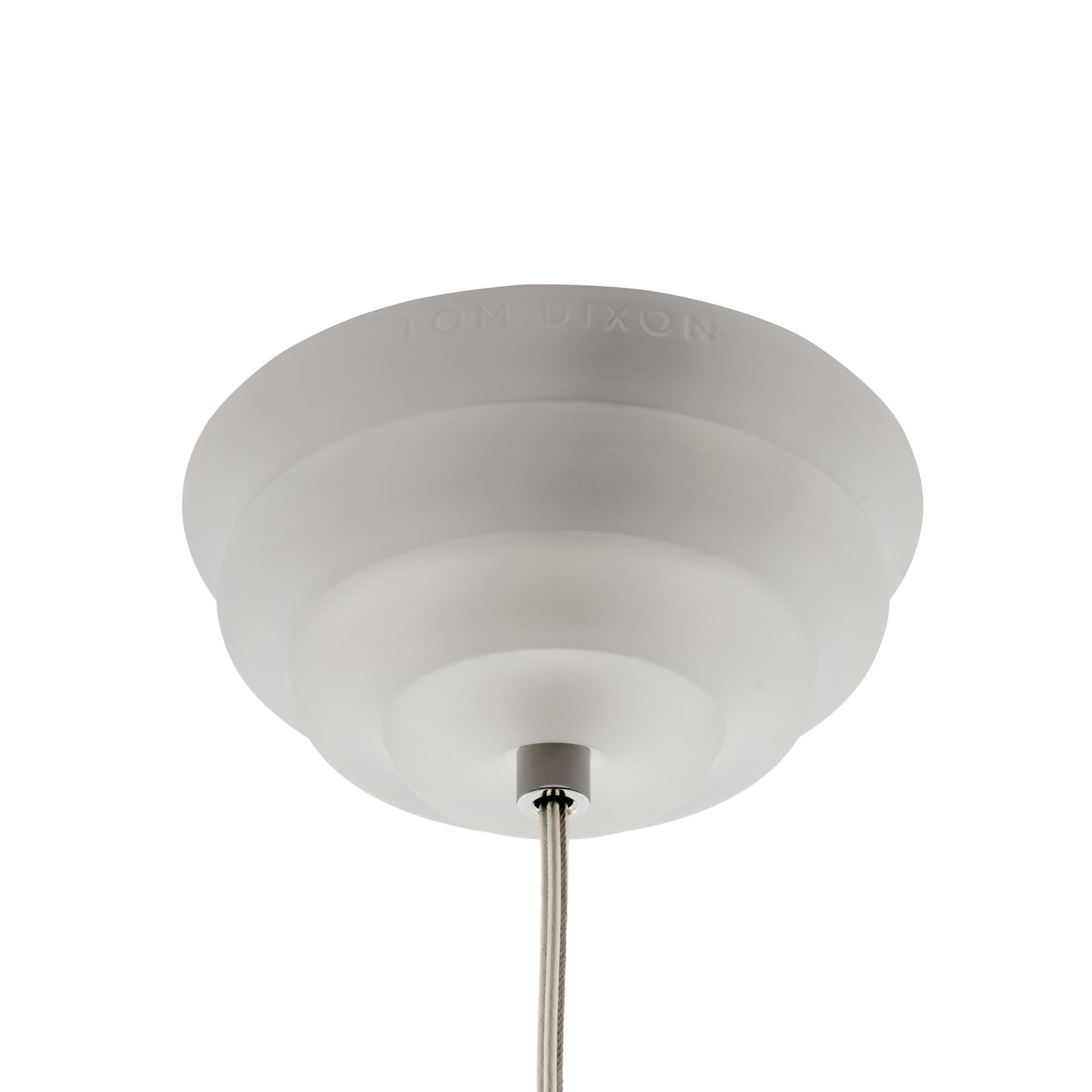 LED pendellampe Press Sphere frostet glass dimbar Ø30 cm fra Tom Dixon detalj av lyskilde