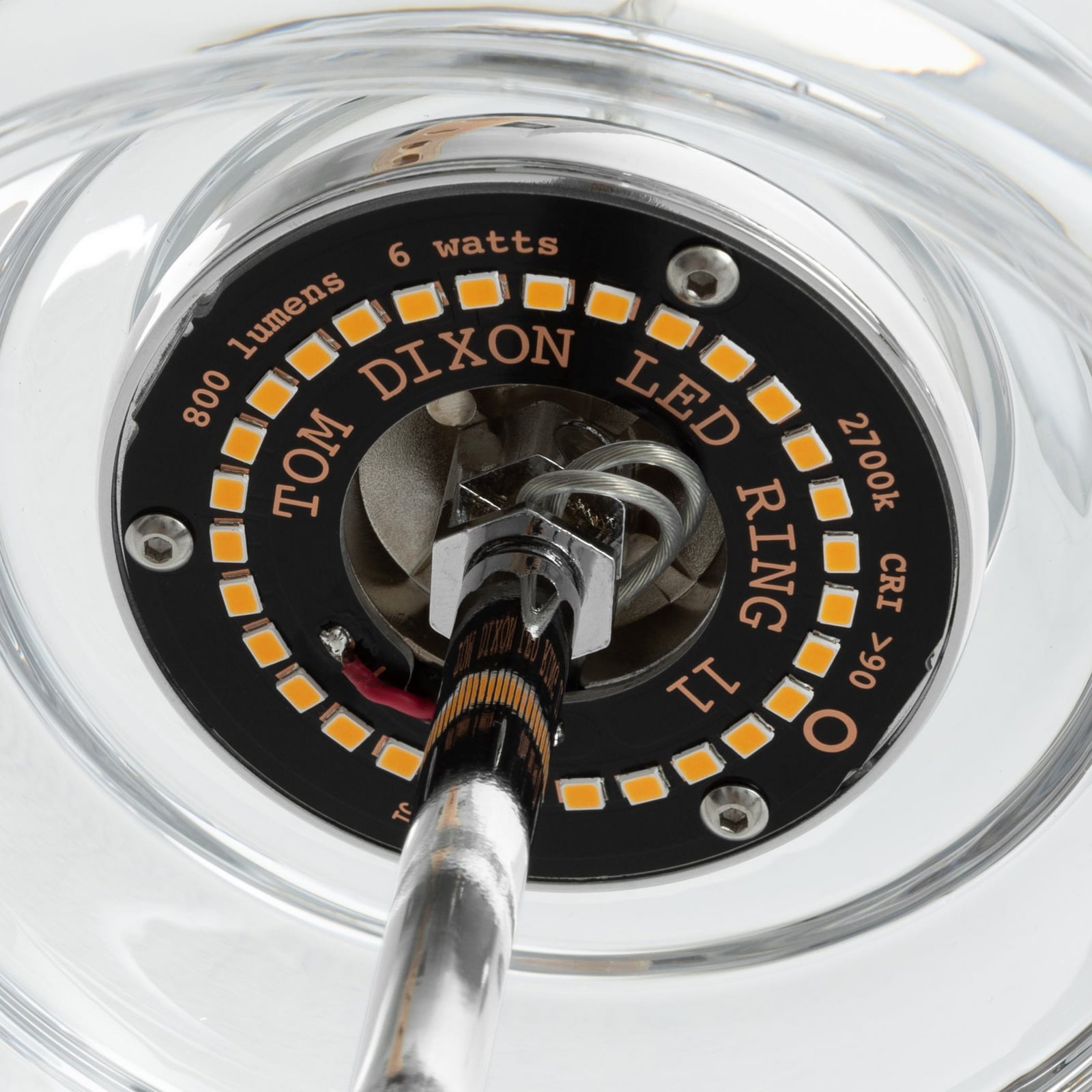 LED pendellampe Press Sphere klar glass Ø14,5 cm dimbar profilbilde