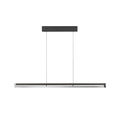LED pendellampe Pulse metall svart/krom 120 cm forfra