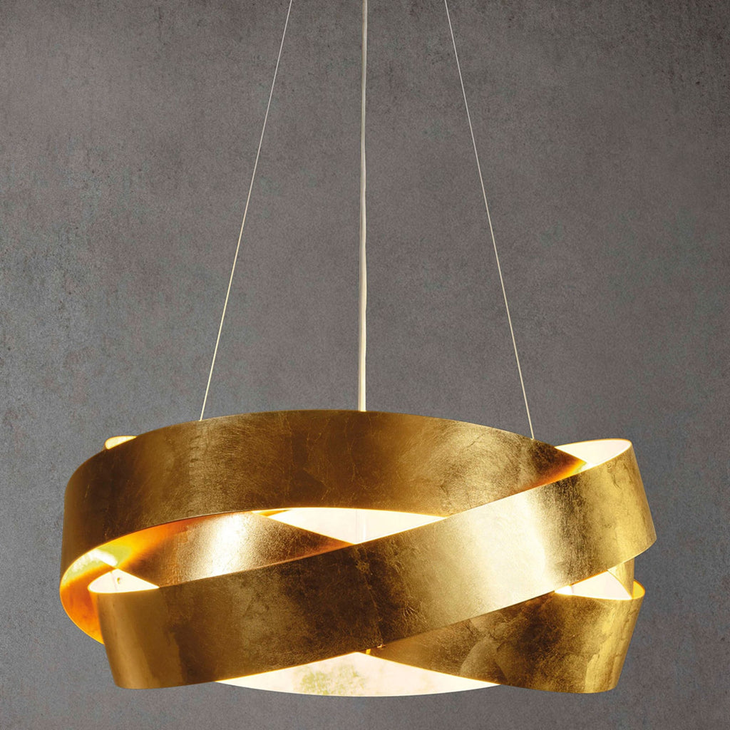 LED pendellampe Pura bladgull bakside