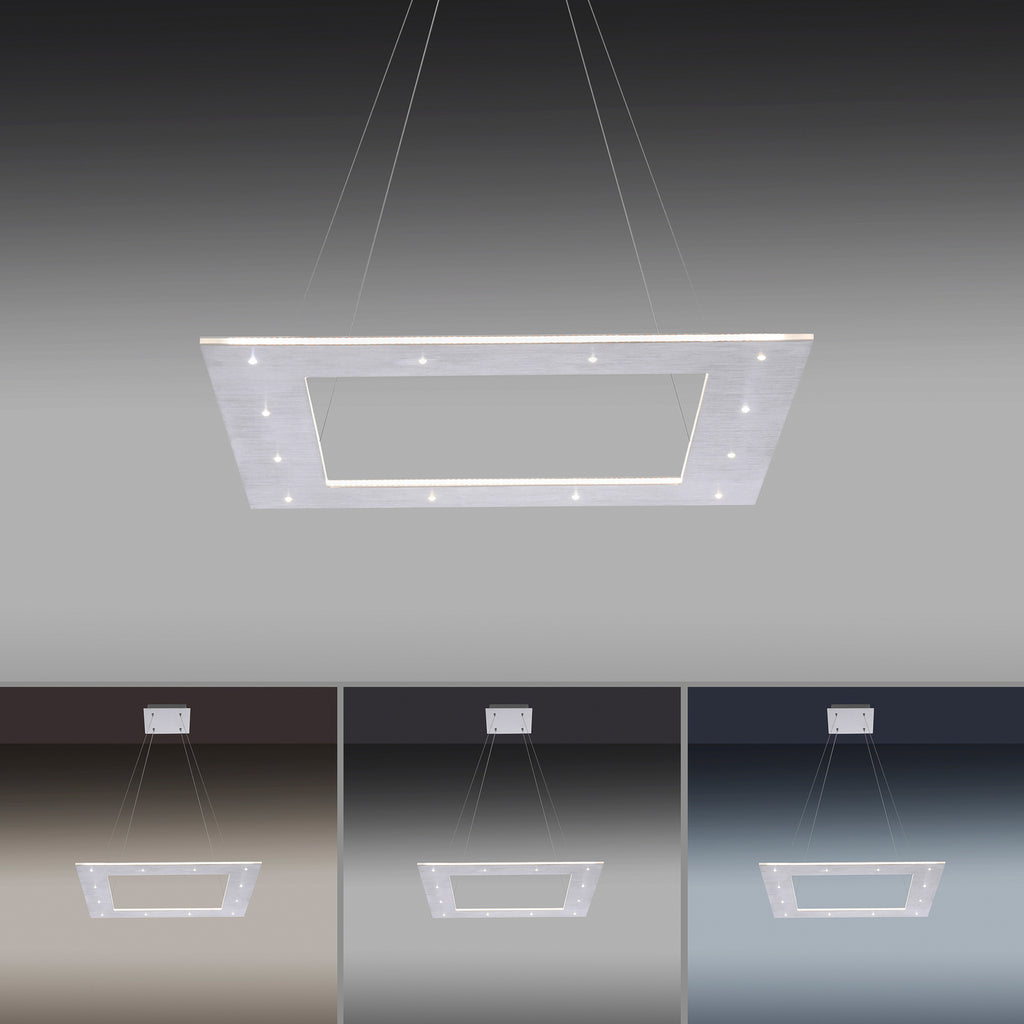 Detalj av LED pendellampe Pure Cosmo 50x50 cm aluminium