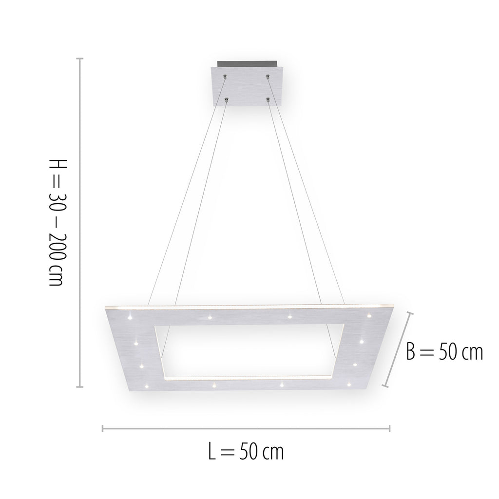 LED pendellampe Pure Cosmo montert i rommet