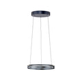 LED pendellampe PURE E-Loop CCT fjernkontroll Ø50 cm grå forfra
