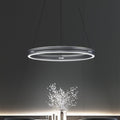 LED pendellampe PURE E-Loop dimbar CCT grå Ø70 cm forfra