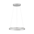 LED pendellampe PURE E-Loop aluminium Ø70 cm forfra