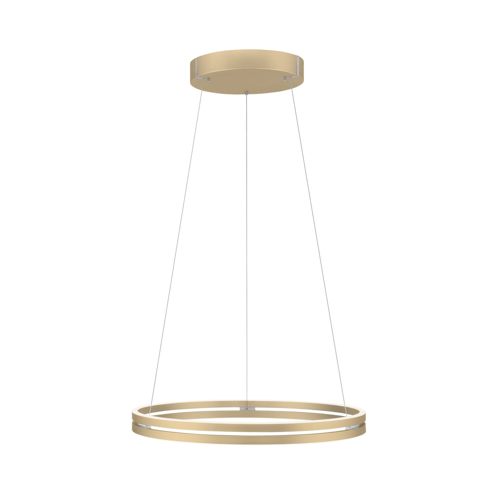 LED pendellampe PURE E-Loop aluminium dimbar CCT Ø70 cm forfra