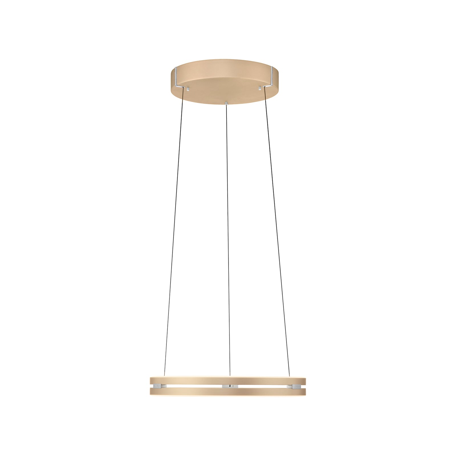 LED pendellampe PURE E-Loop messing montert i rom