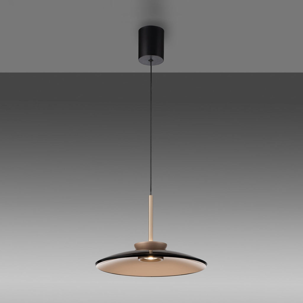 LED pendellampe PURE E-Moon nærbilde aluminium