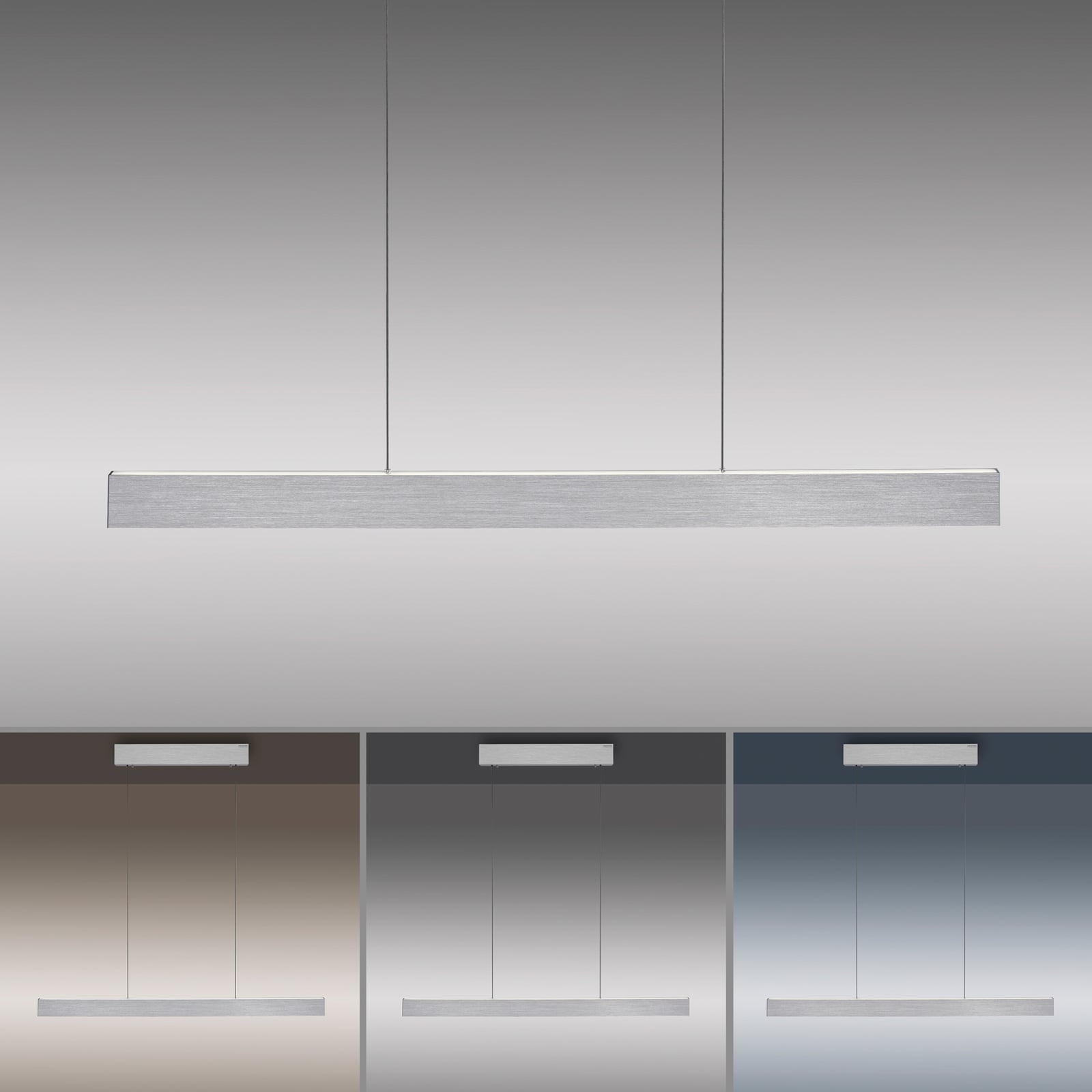 LED pendellampe PURE E-Motion dimbar CCT fjernkontroll 120 cm nærbilde
