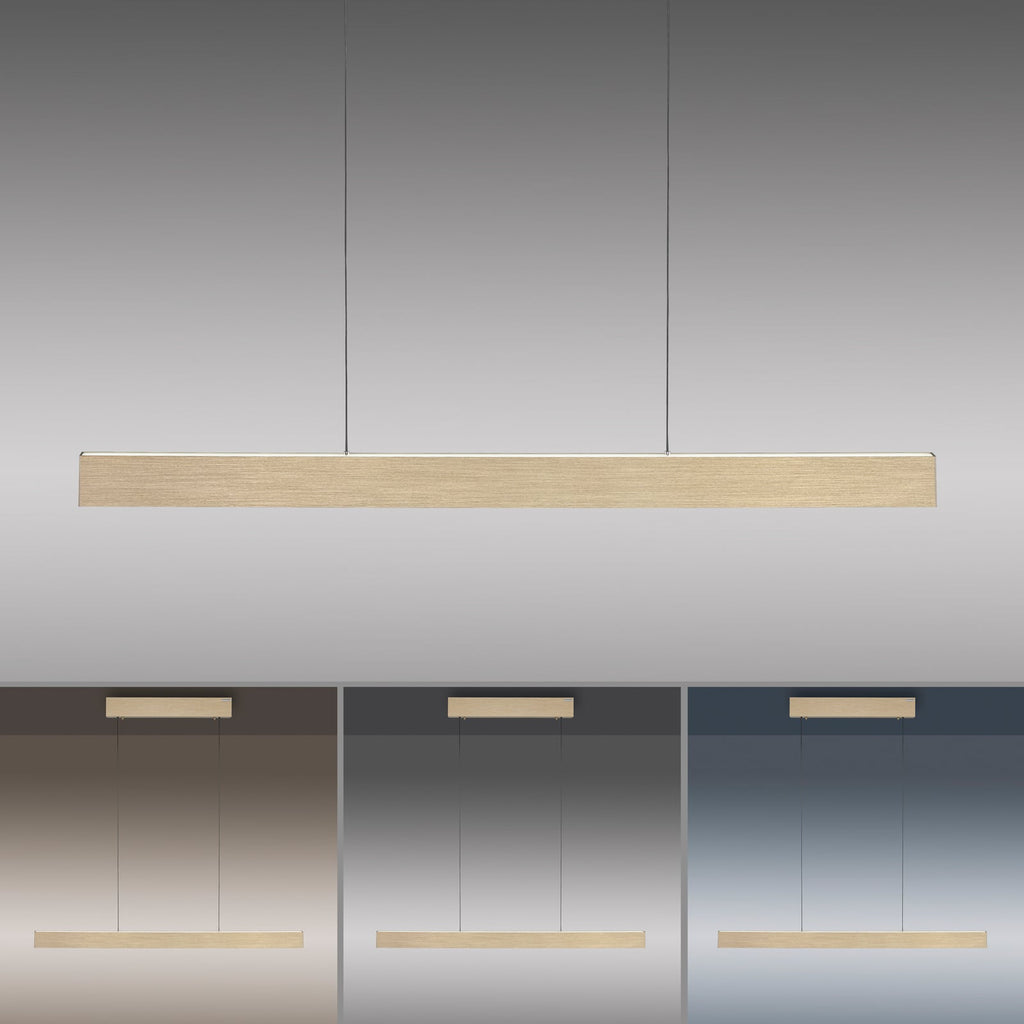 LED pendellampe PURE E-Motion dimbar CCT fjernkontroll gull nærbilde