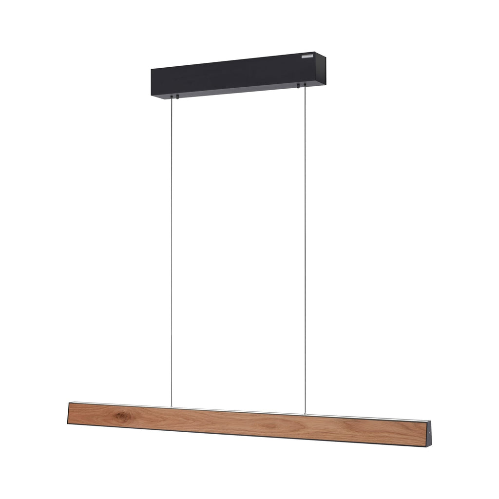 LED pendellampe PURE E-Motion eik/svart CCT fjernkontroll bakside