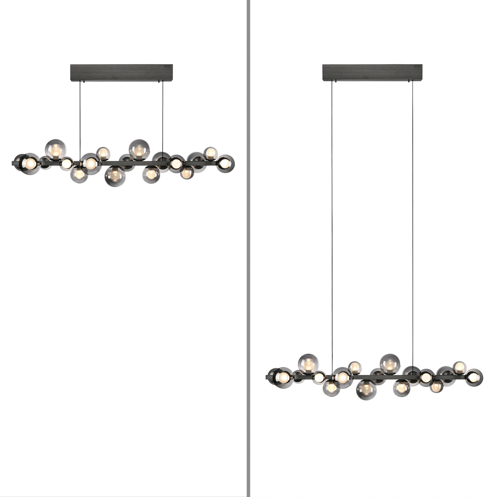 Lysdetalj fra LED pendellampe PURE E-Popup