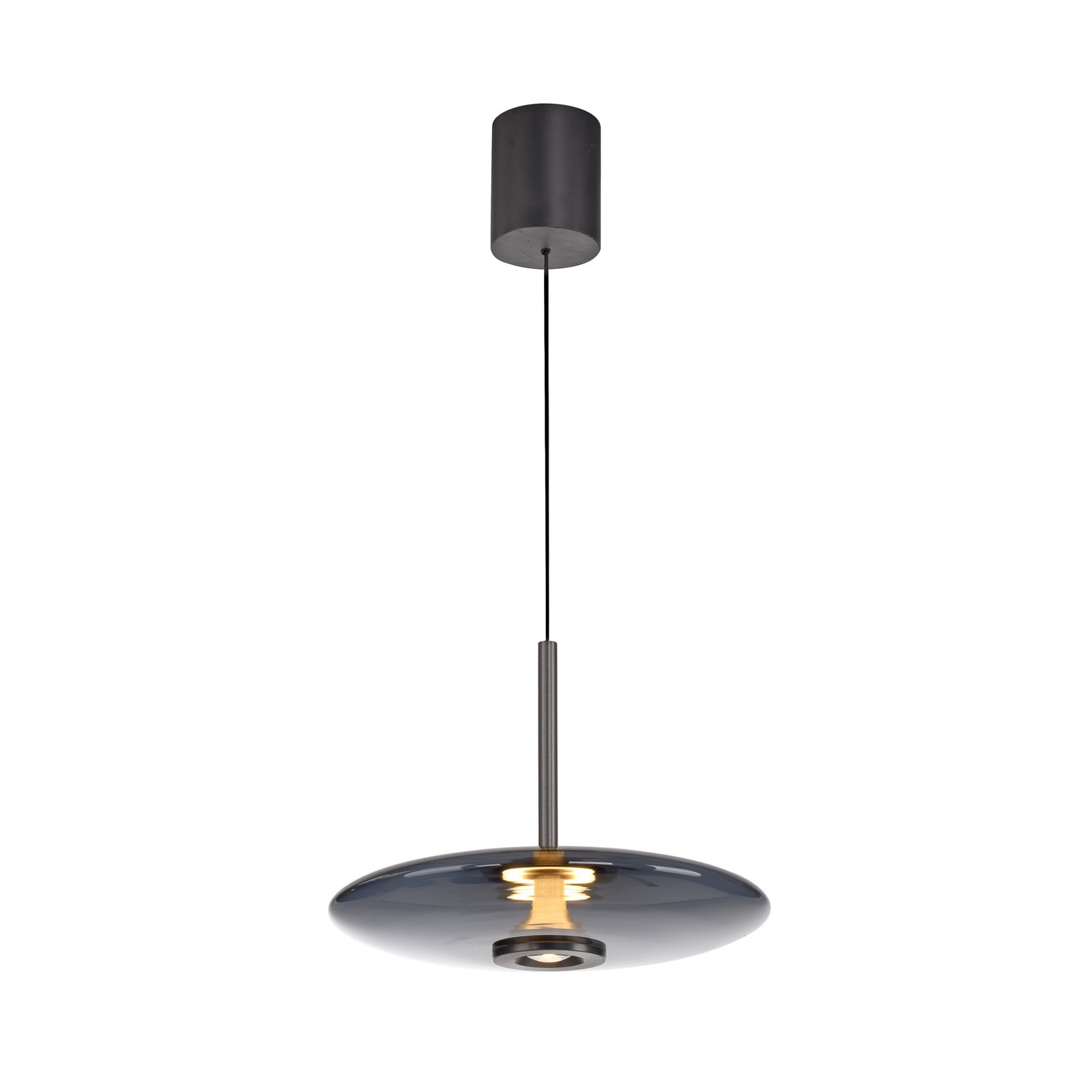 LED pendellampe PURE E-Vitrum glass Ø45 cm forfra