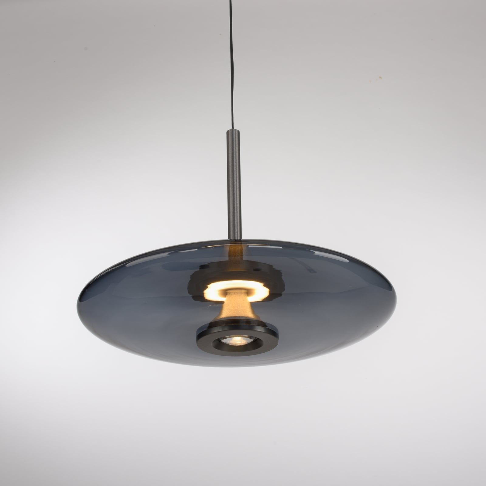 LED pendellampe PURE E-Vitrum glass Ø45 cm fjernkontroll