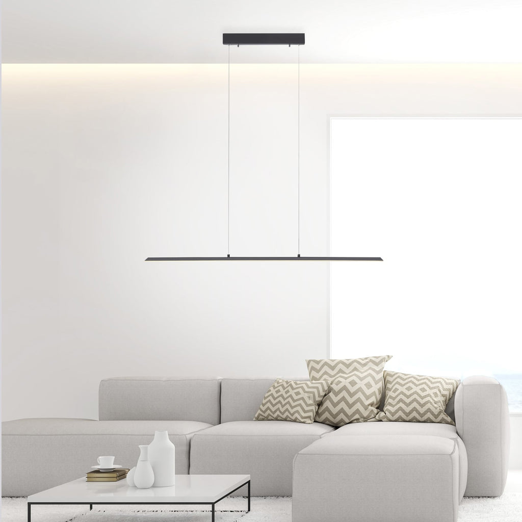 LED pendellampe PURE Lite antrasitt dimbar CCT 100 cm bakside