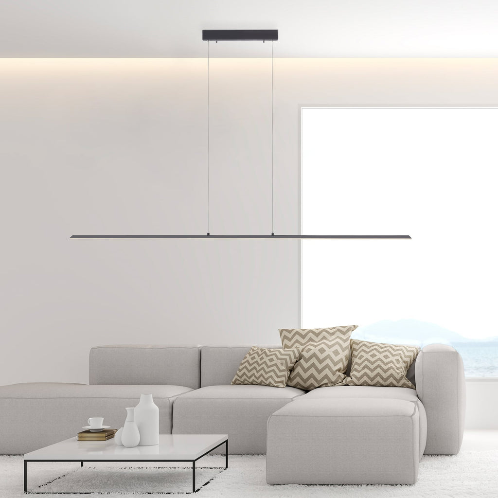 LED pendellampe PURE Lite antrasitt 160 cm bakside