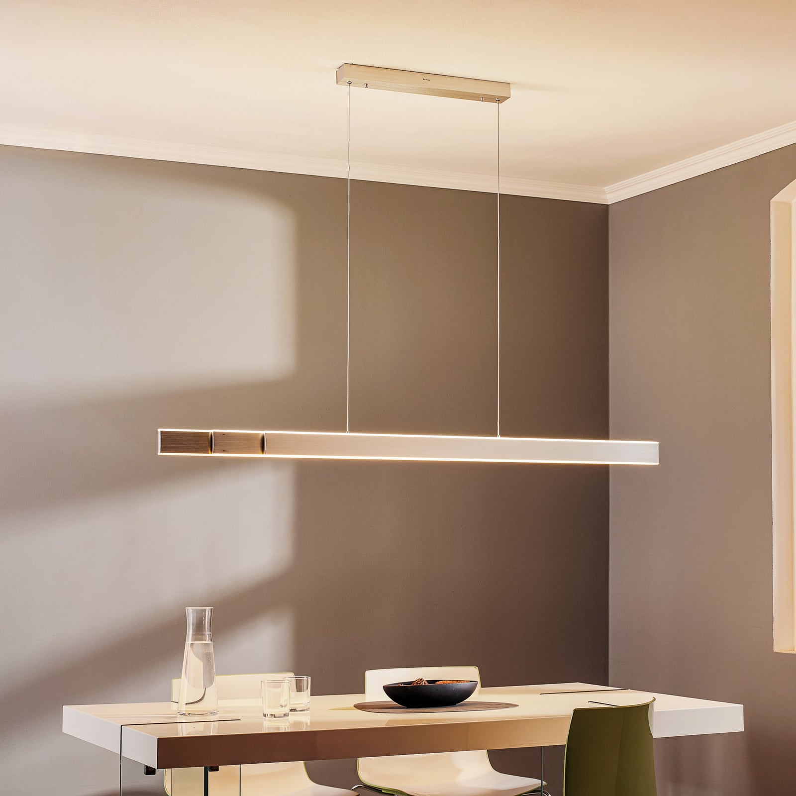 LED pendellampe PURE Lume aluminium CCT dimbar bakside