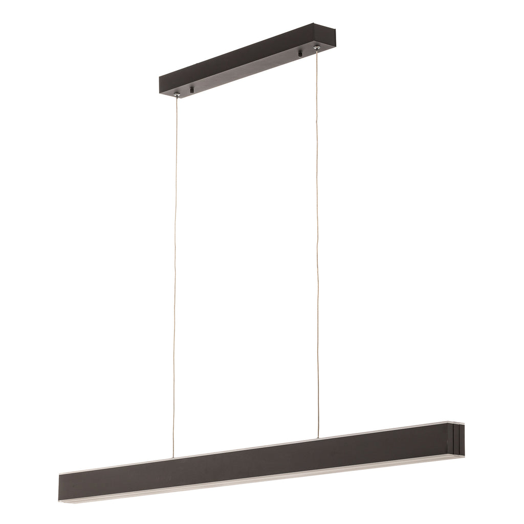 LED pendellampe PURE Lume antrasitt CCT dimbar 179 cm montert over bord