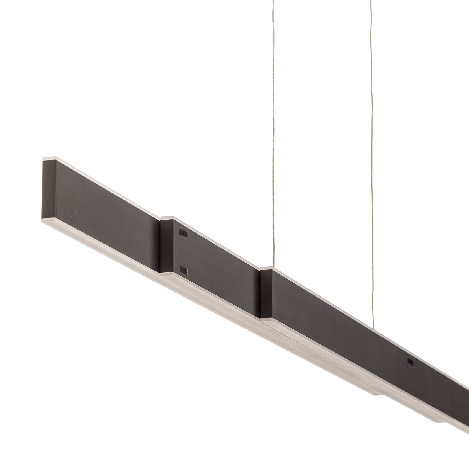 LED pendellampe PURE Lume antrasitt CCT dimbar 179 cm nærbilde av lyskilde