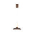 LED pendellampe PURE Moon ravglass dimbar Ø32 cm forfra