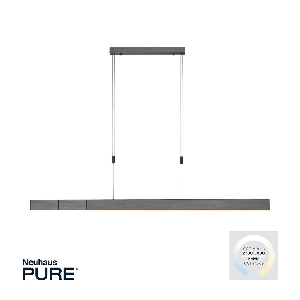 LED pendellampe Pure Moto dimbar CCT montert over spisebord