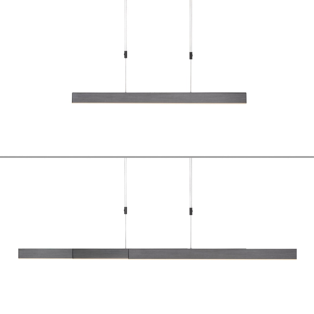 LED pendellampe Pure Moto dimbar CCT med fjernkontroll i bruk