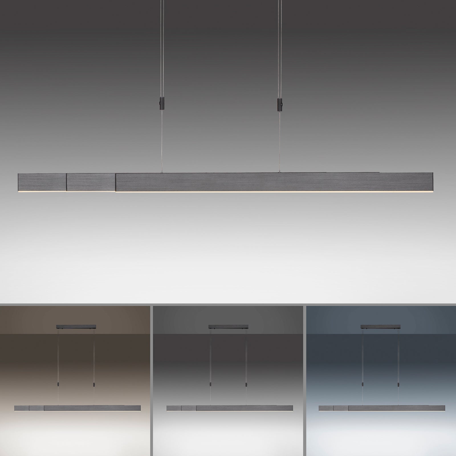 LED pendellampe Pure Moto dimbar CCT justerbar lengde oppheng