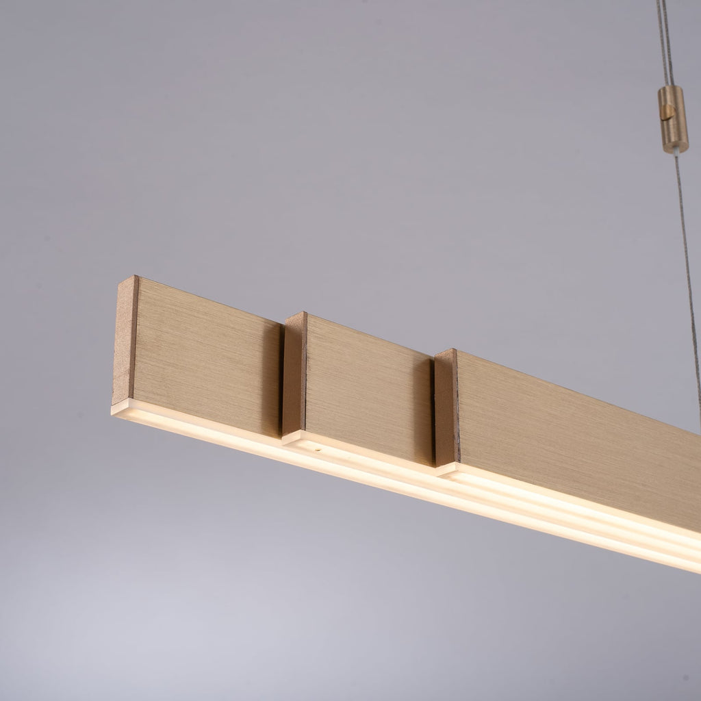 LED pendellampe Pure Moto dimbar CCT gull 200 cm nærbilde av touch-dimmer
