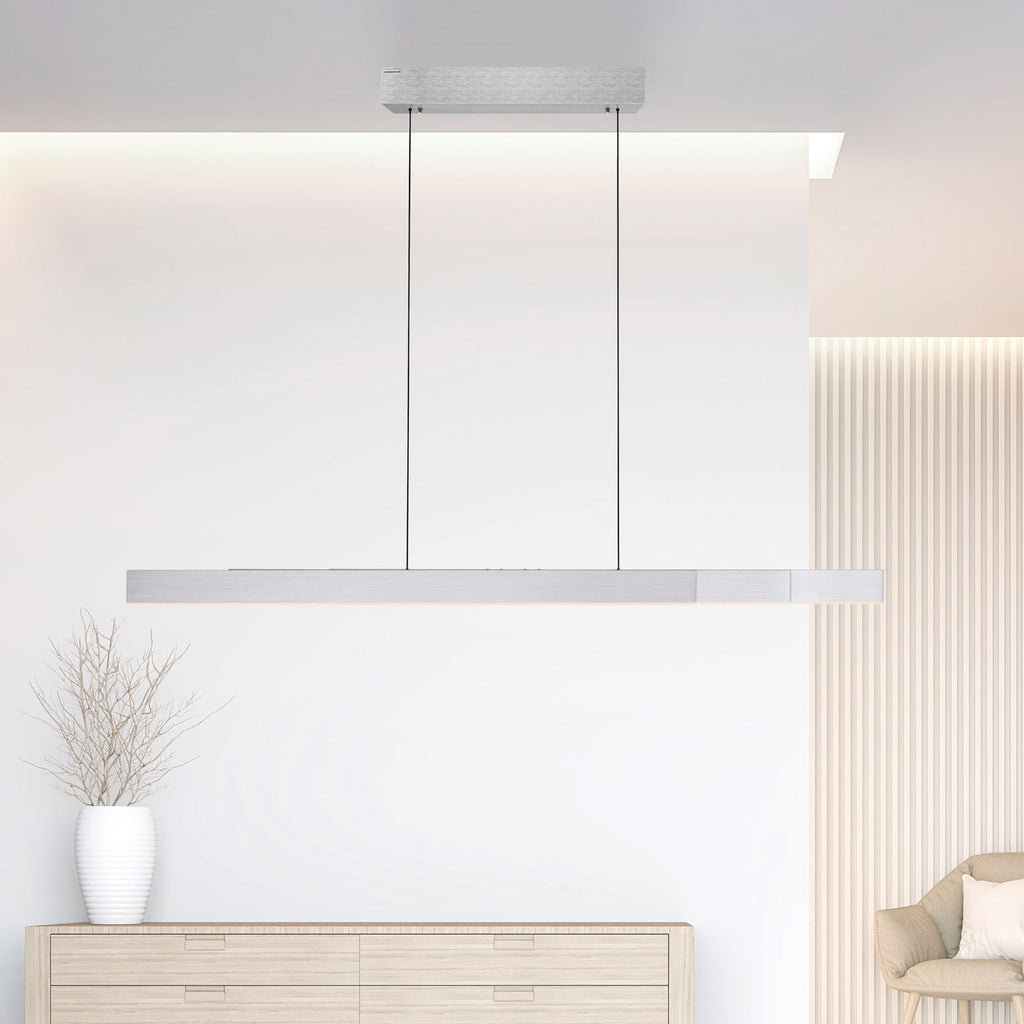 LED pendellampe PURE Moto-Rise aluminium 120 cm forfra