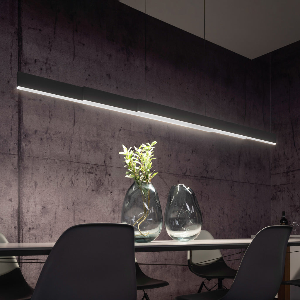 LED pendellampe PURE Moto-Rise aluminium CCT 120 cm overside med touchkontroller