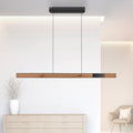 LED pendellampe PURE Moto-Rise eik/svart CCT fjernkontroll forfra