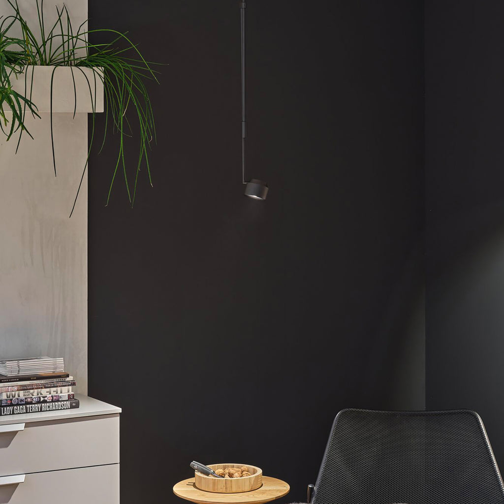 LED pendellampe Puric Pane I dimbar svart 9,5W varmhvit svart metall og plast
