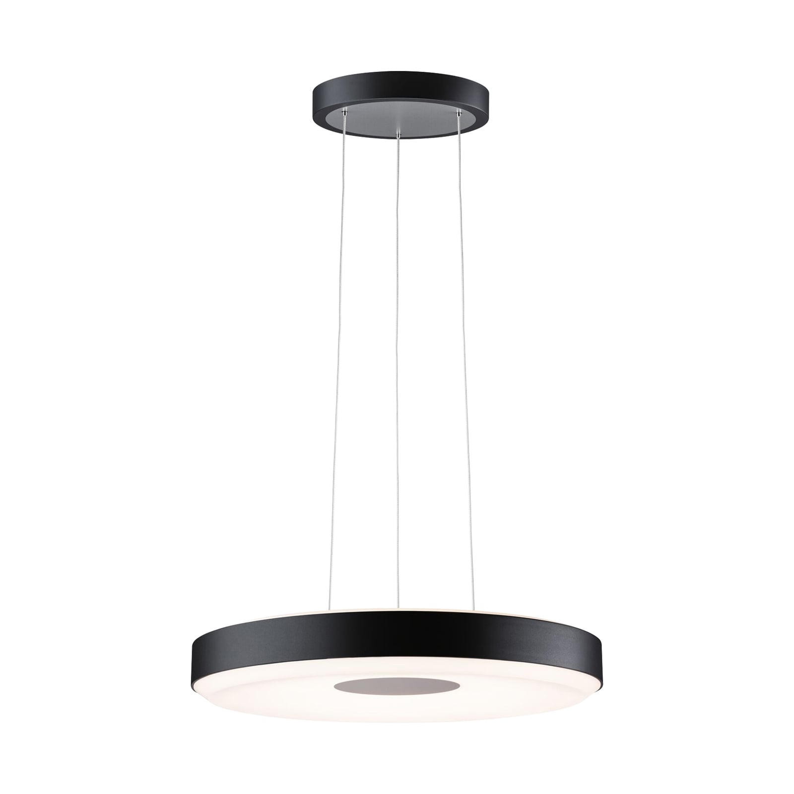 LED pendellampe Puric Pane II dimbar svart forfra