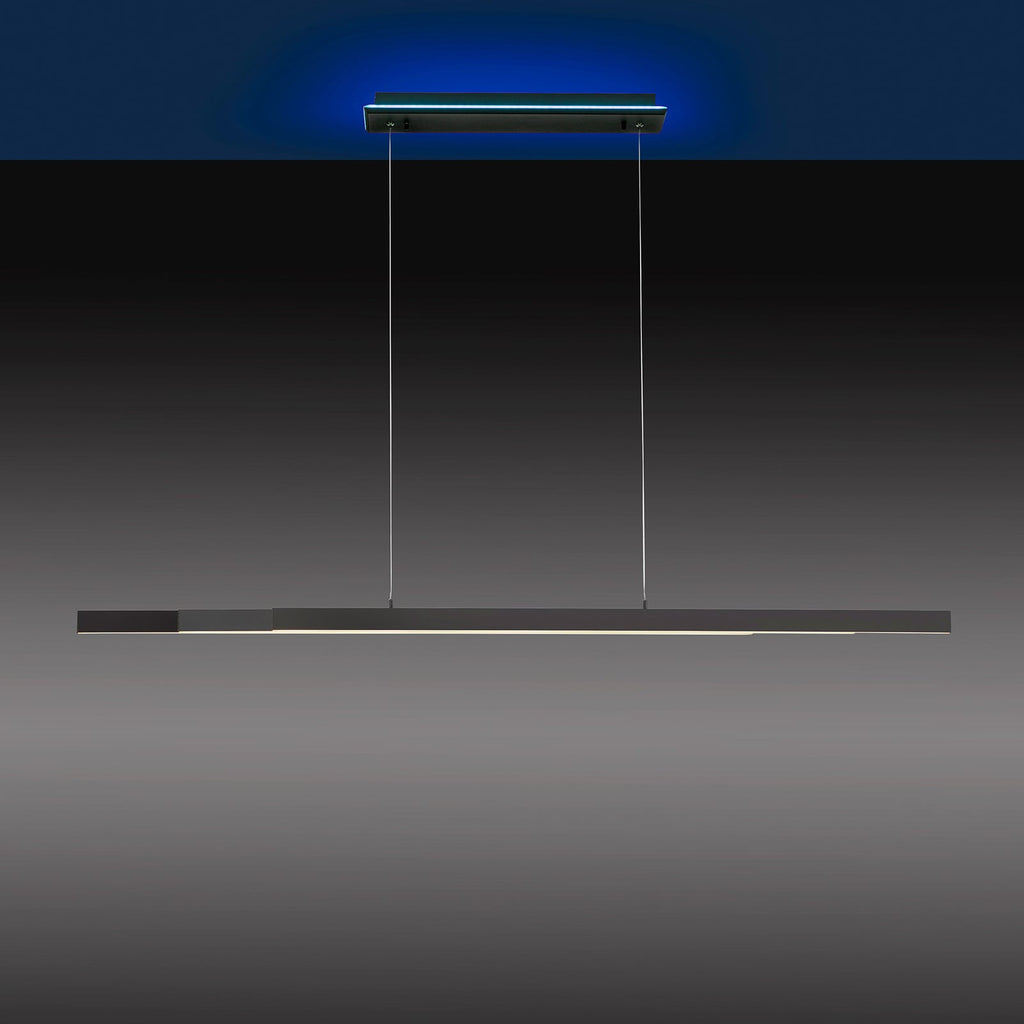 LED pendellampe Q-ARIAN dimbar CCT antrasitt 46W Zigbee justerbar høyde